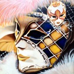 Arlecchino olio su tela 70x70