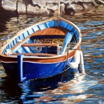 Omaggio alle Cinque Terre olio su tela 40x50